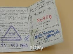 Ancien Stock En Boîte Avec Doc Pobeda Zim 1964 Soviet Russe Urss Montre