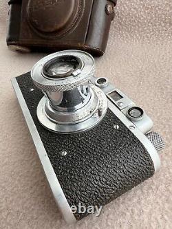 Appareil photo télémétrique FED NKVD-URSS copie russe de la LEICA 35mm INDUSTAR-10 3.5/50mm