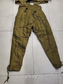 Armée soviétique de l'URSS Hiver russe FUFAIKA VATNIK TELOGREIKA Veste + pantalon WW2 Taille 2