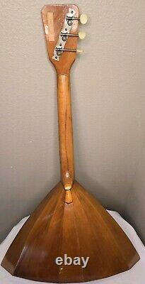 Authentique Balalaïka Russe à 3 cordes de l'époque soviétique Fabrication en URSS