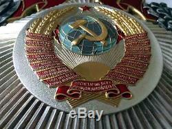 Authentique Russe Soviétique Médaille D'honneur Badge Décernée Par L'urss 50 Ans D'ordonnance Udssr Cccp