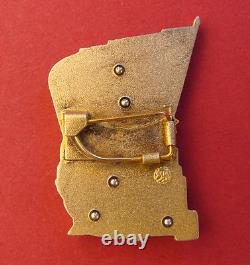 Badge de Délégué du XXV Congrès du Parti Communiste Soviétique ARGENT DORE ORIGINAL 1976 URSS
