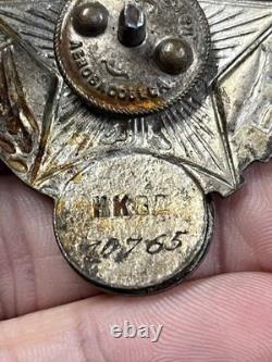 Badge de tireur d’élite Vorochilov soviétique de l’époque de la Seconde Guerre mondiale, 2e grade, numéroté