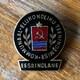 Badge Sovi&eacute;tique Russe Estonien Rare Des Excellents Services De Logement Et Communaux Urss