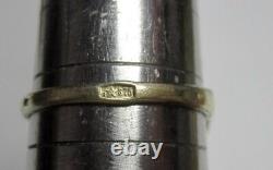 Bague en argent sterling soviétique russe vintage 875 avec saphir, bijoux pour femmes taille 9