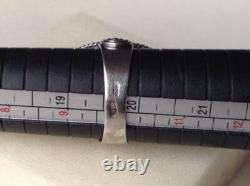 Bague vintage soviétique russe en argent sterling 875, URSS, taille 10, 2?