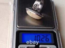 Bague vintage soviétique russe en argent sterling 875, URSS, taille 10, 2?