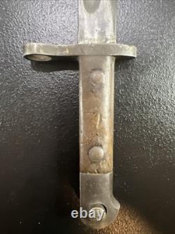 Baïonnette soviétique russe Mosin-Nagant M91/30 de la Seconde Guerre mondiale avec étui, numéro de série #533502