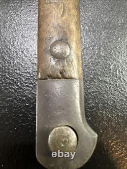 Baïonnette soviétique russe Mosin-Nagant M91/30 de la Seconde Guerre mondiale avec étui, numéro de série #533502