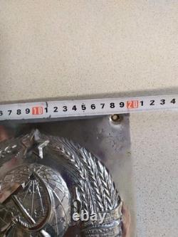 Blason soviétique russe de l'URSS du poste frontière du Pôle de patrouille du KGB 1946