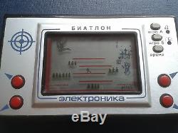 Boîte! Rare Biathlon Russe Urss Elektronika