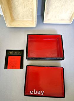 Boîte en laque palekh russe vintage URSS 1988 #2136 signée