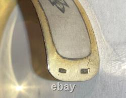 Bracelet rare en argent 875 des Jeux olympiques de Moscou de l'URSS en 1980