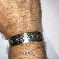 Bracelet rare en argent 875 des Jeux olympiques de Moscou de l'URSS en 1980