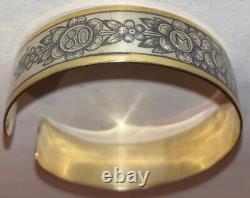 Bracelet rare en argent 875 des Jeux olympiques de Moscou de l'URSS en 1980