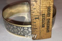 Bracelet rare en argent 875 des Jeux olympiques de Moscou de l'URSS en 1980