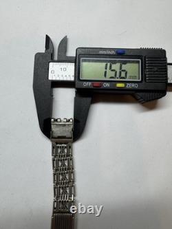 Bracelet rare en argent soviétique 875 pour montre, poignet 17 mm, luxe vintage russe