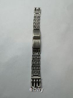 Bracelet rare en argent soviétique 875 pour montre, poignet 17 mm, luxe vintage russe