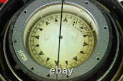 COMPAS EN LAITON DE BATEAU MARIN SOVIÉTIQUE RUSSE D'URSS KT-M1m 75mm 1978
