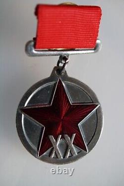 COPIE HQ Médaille de l'Ordre Soviétique Russe 20 ans RKKA Veuillez voir les photos