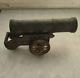 Canon Antique En Bronze Du Tsar Russe Avec Roues De Chariot Soviétique De L'urss - Grand, Rare Et Vieux 20