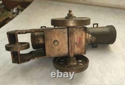 Canon antique en bronze du tsar russe avec roues de chariot soviétique de l'URSS - Grand, rare et vieux 20