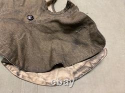 Capuche de masque à gaz d'hiver soviétique russe d'origine de la Seconde Guerre mondiale - datée de 1944