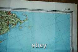 Carte topographique SECRÈTE authentique de l'armée soviétique russe WASHINGTON USA
