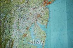 Carte topographique SECRÈTE authentique de l'armée soviétique russe WASHINGTON USA