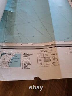 Carte topographique SECRÈTE authentique de l'armée soviétique russe WASHINGTON USA