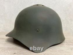 Casque 1936 en acier SSh 36 de la Seconde Guerre mondiale Original Militaire Soviétique de l'Armée Russe RKKA WW2