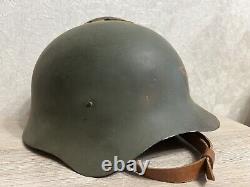 Casque 1936 en acier SSh 36 de la Seconde Guerre mondiale Original Militaire Soviétique de l'Armée Russe RKKA WW2