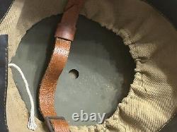 Casque 1936 en acier SSh 36 de la Seconde Guerre mondiale Original Militaire Soviétique de l'Armée Russe RKKA WW2