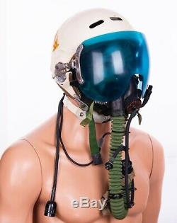 Casque De Pilote Russe Zsh-3 + Masque À Oxygène + Casque En Cuir, 4 Pièces