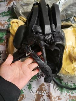 Casque de tankiste d'origine vintage de l'Union soviétique, hiver avec bouchon