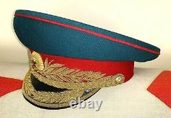 Casquette / chapeau d'apparat de parade du maréchal / général de l'armée soviétique russe de l'URSS des années 50