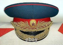 Casquette / chapeau d'apparat de parade du maréchal / général de l'armée soviétique russe de l'URSS des années 50