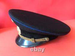 Casquette du ministère soviétique du charbon de l’URSS russe, provenant du Donbass