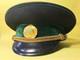 Casquette Rare De L&rsquo;urss Sovi&eacute;tique Russe Du Minist&egrave;re Des For&ecirc;ts Pour Officier Avec Bande En Velours Vert