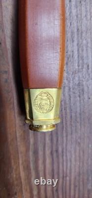 Ceinture de cérémonie de sabre des officiers de la marine soviétique originale URSS russe 1954