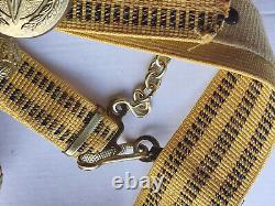 Ceinture de cérémonie des officiers de la marine soviétique originale Dague URSS russe
