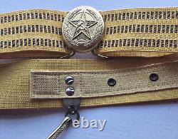 Ceinture de cérémonie des officiers de la marine soviétique originale Dague URSS russe