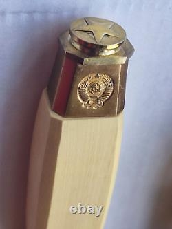 Ceinture de cérémonie des officiers de la marine soviétique originale Dague URSS russe