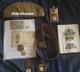 Ceinture, Médailles, Flasque, Casquette Et Effets Personnels De Soldat Enrôlé Soviétique Russe De La Seconde Guerre Mondiale Lot
