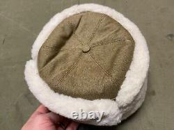 Chapeau d'hiver ushanka soviétique russe M1931 de la Seconde Guerre mondiale & étoile - taille grande, 4 59