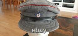 Chapeau de visière de la milice soviétique russe d'origine M1931