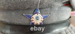 Chapeau de visière de la milice soviétique russe d'origine M1931