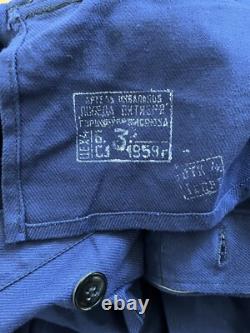 Combinaisons de tankistes soviétiques russes de l'URSS, inédites et rares, 1959