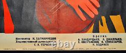 Concours 1964 URSS Russie soviétique Turkménistan Affiche de film de drame musical
