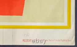 Constitution des Républiques de l'Union soviétique URSS Affiche politique russe de Staline Lénine